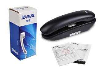 步步高HA126T有绳电话机 可挂墙防水设计，为办公环境添便利